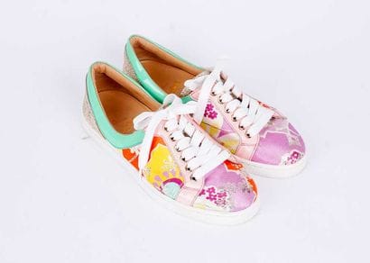 LOUBOUTIN
Baskets Kyoto Flamingirl en tissu...