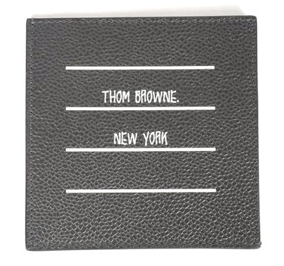 THOM BROWNE
Porte-monnaie en cuir gris Thom...