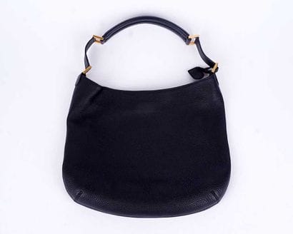 DELVAUX
Sac Delvaux en cuir noir, une anse...