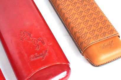 DAVIDOFF
Ensemble de 7 étuis à cigares double...