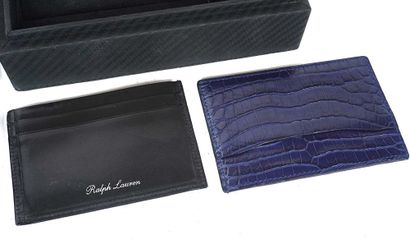 RALPH LAUREN 
Ensemble de 2 petits porte-monnaies,...