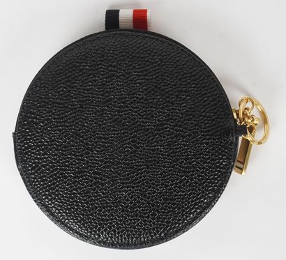 THOM BROWNE
Porte-monnaie en cuir blanc et...
