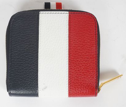 THOM BROWNE
Porte-monnaie en cuir rouge blanc...