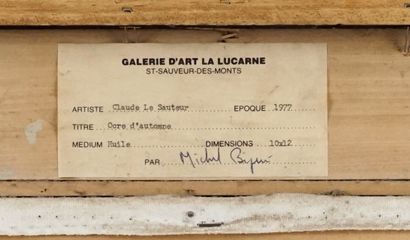 LE SAUTEUR, Claude (1926-2007)
