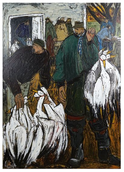 VÉZINA, Andrée (1952-)
Untitled - Goose Hunt
Oil...