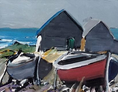 CANTIN, Roger (1930-2018)
Untitled - Boats
Oil...