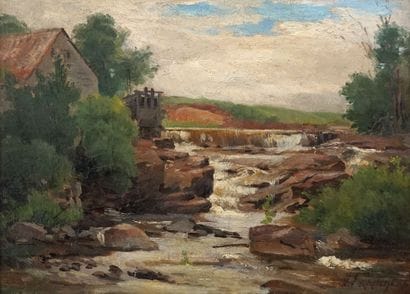 FRANCHÈRE, Joseph-Charles (1866-1921) 
Untitled...