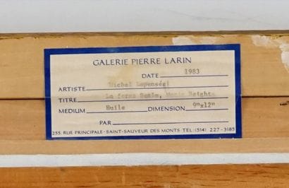 LAPENSÉE, Michel (1947-)
