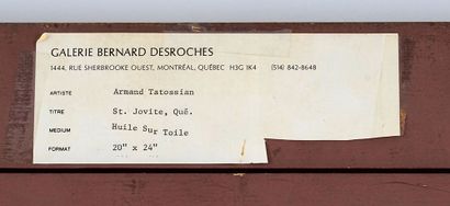 TATOSSIAN, Armand (1951-2012)
