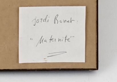 BONET, Jordi (1932-1979) 
Unitlted - Maternity
Oil...