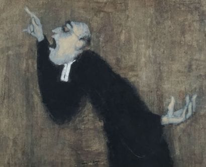 HUDON, Normand (1929-1997)
Untitled - Lawyer
Pastel
Signed...