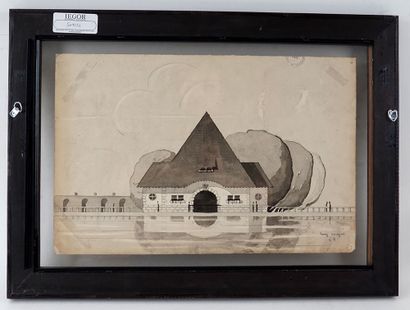 BEAULIEU, Paul-Vanier (1910-1996) 
Untitled...
