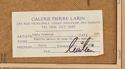 TREMBLAY, Louis (1949-)
