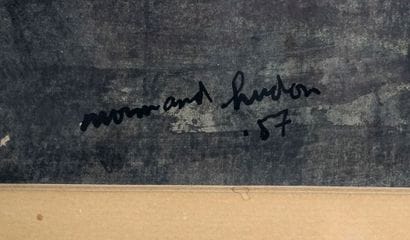 HUDON, Normand (1929-1997)
Untitled - Lawyer
Pastel
Signed...
