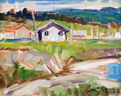 AYOTTE, Léo (1909-1976)
Untitled - Houses...