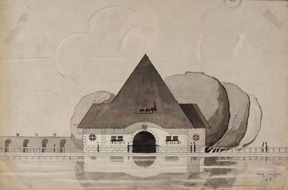 BEAULIEU, Paul-Vanier (1910-1996) 
Untitled...