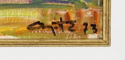 AYOTTE, Léo (1909-1976)
Untitled - Red house
Oil...
