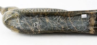 INUIT SCHOOL (20th c.)
Loon
Soapstone
H:...
