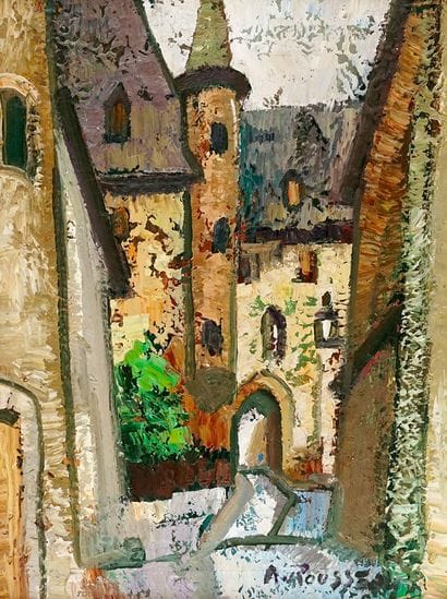 ROUSSEAU, Albert (1908-1982)
Untitled - Village
Oil...