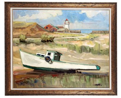 AYOTTE, Léo (1909-1976)
Untitled - Boat
Oil...