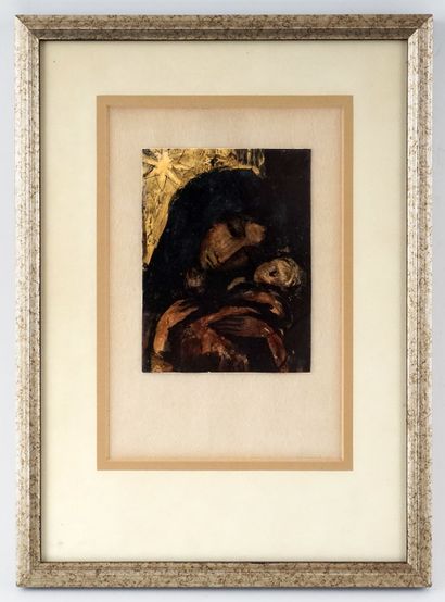BONET, Jordi (1932-1979) 
Unitlted - Maternity
Oil...