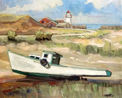 AYOTTE, Léo (1909-1976)
Untitled - Boat
Oil...