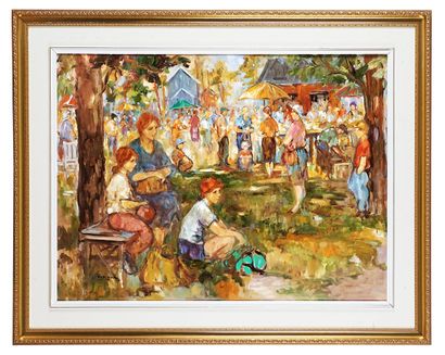 MOSONYI, Eva N. (1935-)
Untitled - Family
Oil...
