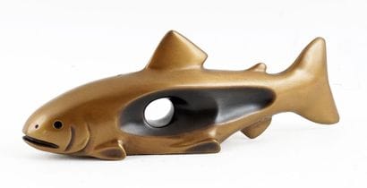 GENERAL, David M. (1950-)
Sans titre - Poisson
Bronze
Signé,...