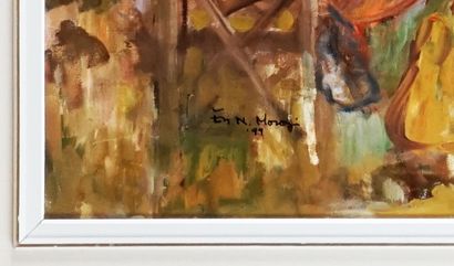 MOSONYI, Eva N. (1935-)
Untitled - Family
Oil...