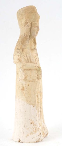 TANG DYNASTY

Terracotta statuette depicting...