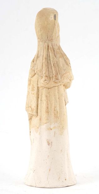 TANG DYNASTY

Terracotta statuette depicting...