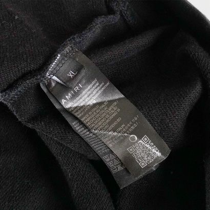AMIRI
Chandail en cotton ouaté noir
Taille...
