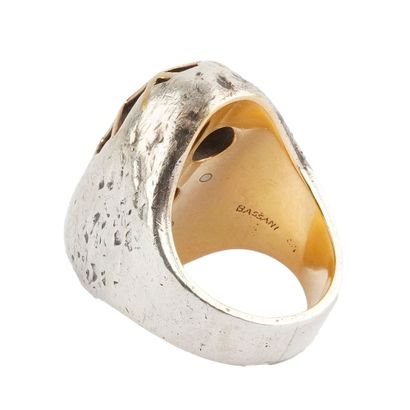 BASSANI, OR, ARGENT, DIAMANTS
Bague Bassani...