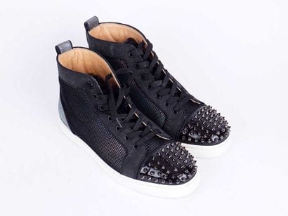 LOUBOUTIN
Baskets Louboutin en maille noire...