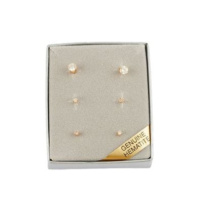 OR 14K / 14K GOLD
Trois paires de boucles...