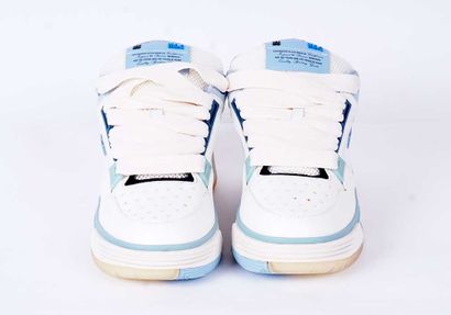 AMIRI
Baskets MA-1 en cuir et maille blancs...