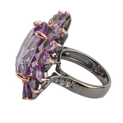 AMÉTHYSTE, ARGENT / AMETHYST
Bague en argent...