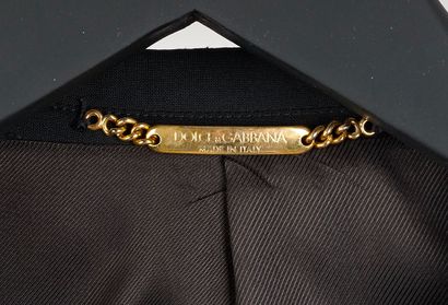 DOLCE GABBANA
Black suit.