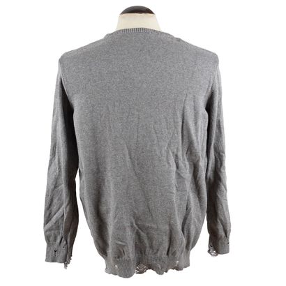 AMIRI
Pull gris avec logotype noir au devant...