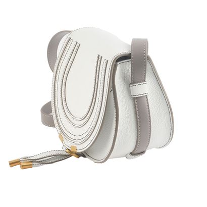 CHLOÉ
Sac Chloe Marcie en cuir crème et gris,...