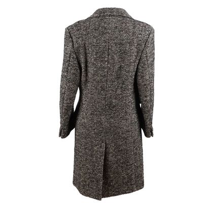 GUCCI
Brown and beige herringbone alpaca...
