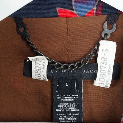 MARC JACOBS 
Complet bleu marine à motifs...