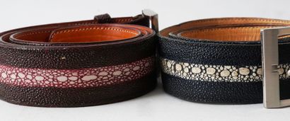 CEINTURES / BELTS
Ensemble de 2 ceintures...