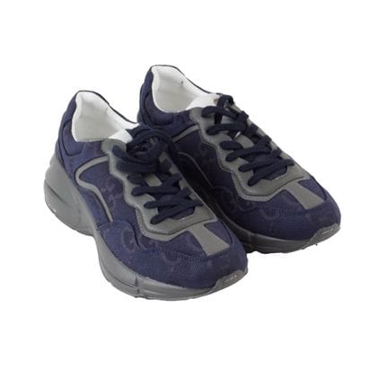 GUCCI
Baskets Gucci GG Rython en tissu marine...