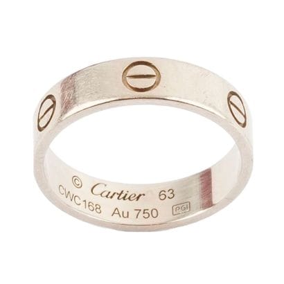 CARTIER LOVE
Bague Love Cartier en or blanc...