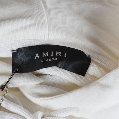 AMIRI
Cotton ouaté à capuche (hoodie) blanc,...