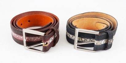 CEINTURES / BELTS
Ensemble de 2 ceintures...