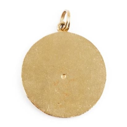 OR 10K / 10K GOLD
Pendentif rond en or jaune...