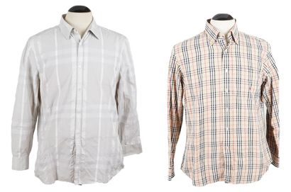 BURBERRY
- Chemise à carreaux signatures...