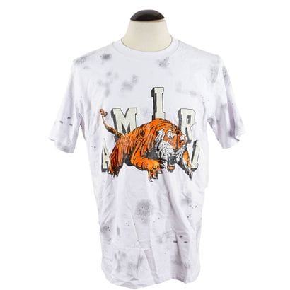 AMIRI
T-shirt blanc à imprimé de tigre et...